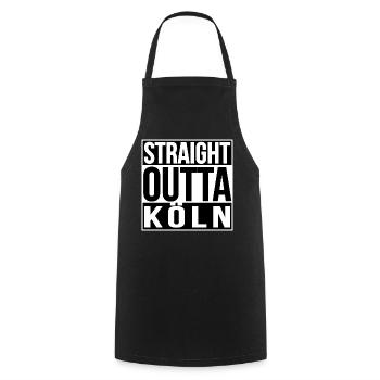 TOUT DROIT SORTI DE COLOGNE - Tablier de cuisine - noir - Devant - AI Model Male 185 dark (185cm)