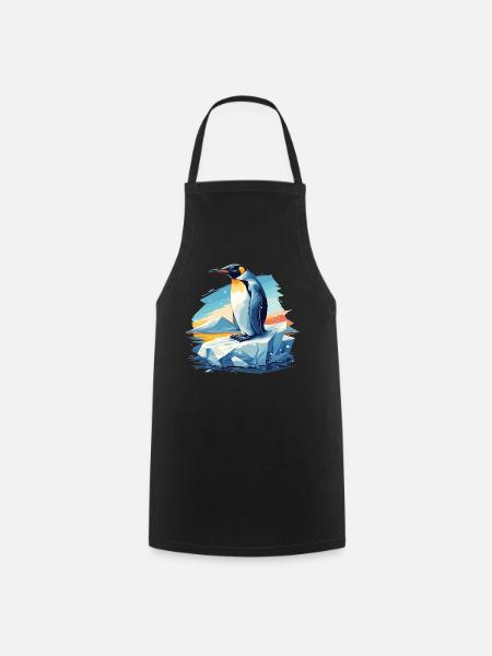 Pinguine Pinguin - Kochschürze - Schwarz