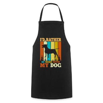 Dogs Dog Lover Dog Owner Gift - Cooking Apron - black - Front - AI Model Male 185 dark (185cm)