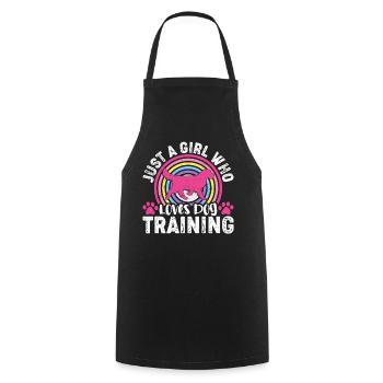 Dogs Dog Lover Dog Owner Gift - Cooking Apron - black - Front - AI Model Male 185 dark (185cm)