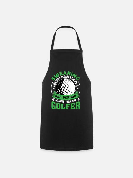 Golf - Kochschürze - Schwarz