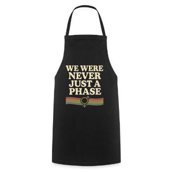 Groovy Pride Retro Equality Queer Story - Cooking Apron - black - Front - AI Model Male 185 dark (185cm)