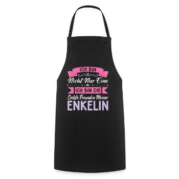 Je ne suis pas seulement une amie cool, petite-fille - Tablier de cuisine - noir - Devant - AI Model Male 185 dark (185cm)