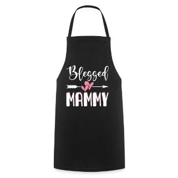 Oma Mama Geschenk Weihnachtsgeschenke Großmutter  - Kochschürze - Schwarz - Vorne - AI Model Male 185 dark (185cm)
