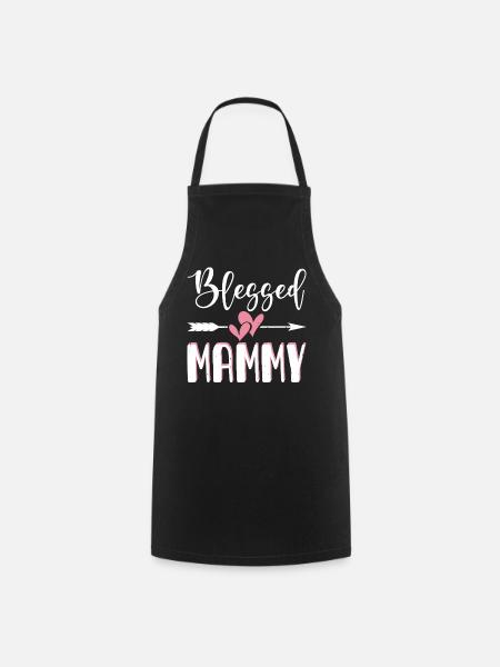 Oma Mama Geschenk Weihnachtsgeschenke Großmutter - Kochschürze - Schwarz