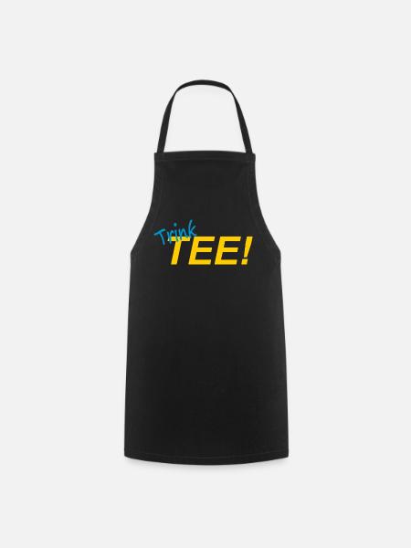 TRINK TEE! - Kochschürze - Schwarz