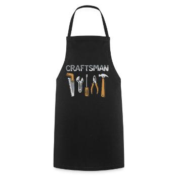 Craftsman Tools Craftsman Design - Cooking Apron - black - Front - AI Model Male 185 dark (185cm)