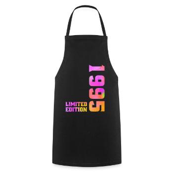 1995 Limited Edition Anniversaire Cadeau Original - Tablier de cuisine - noir - Devant - AI Model Male 185 dark (185cm)