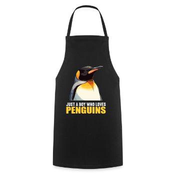 Pingouins Pingouin - Tablier de cuisine - noir - Devant - AI Model Male 185 dark (185cm)