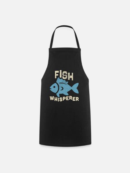 fish whisperer - Kochschürze - Schwarz