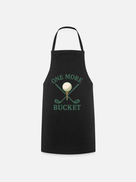 Ein weiterer Eimer Golfschläger Fun Design - Kochschürze - Schwarz