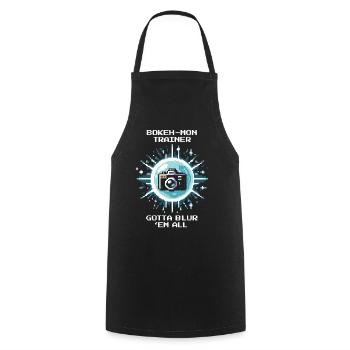 Bokeh Pro | Photography Bokeh Blur - Cooking Apron - black - Front - AI Model Male 185 dark (185cm)