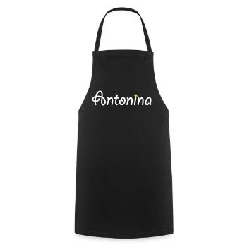 Antonina - Tablier de cuisine - noir - Devant - AI Model Male 185 dark (185cm)