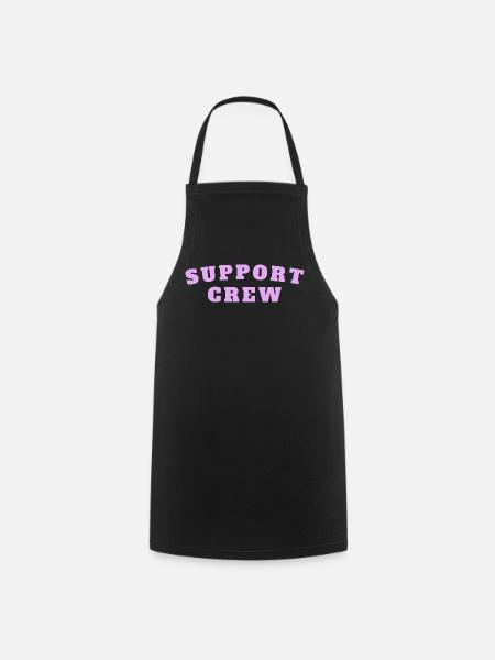 Support Crew - Kochschürze - Schwarz