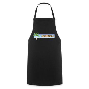 Gift for Guatemala - Cooking Apron - black - Front - AI Model Male 185 dark (185cm)
