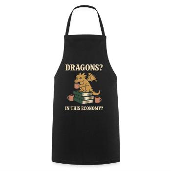 Booktok Fantasy Bookish Humor Geschenk Für - Kochschürze - Schwarz - Vorne - AI Model Male 185 dark (185cm)