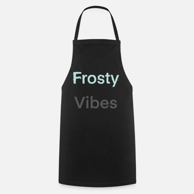 Frosty Vibes - Cooking Apron - black