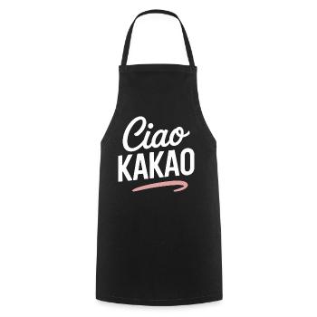 Ciao Cocoa Hot Chocolate Hot Chocolate Goodbye - Cooking Apron - black - Front - AI Model Male 185 dark (185cm)