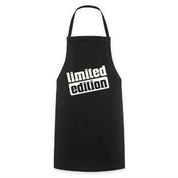 Limited edition - Cooking Apron - black - Front - AI Model Male 185 dark (185cm)