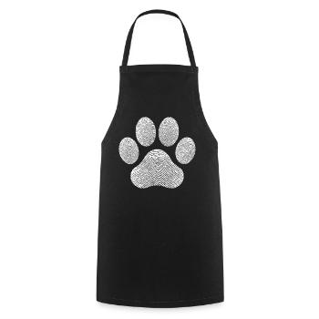 Katze Tier Liebhaber Illustration Hund - Kochschürze - Schwarz - Vorne - AI Model Male 185 dark (185cm)