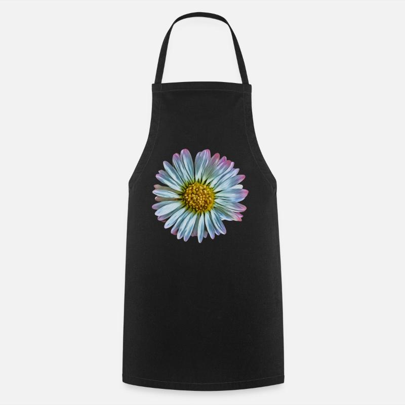 Gänseblümchen - Kochschürze - Schwarz