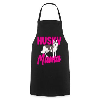 Drôle Husky Husky Propriétaire Husky Propriétaire Cadeau - Tablier de cuisine - noir - Devant - AI Model Male 185 dark (185cm)