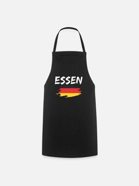 Essen Germany Flag - Cooking Apron - black