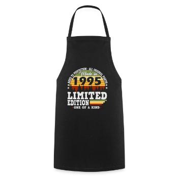 1995 Vintage Birthday Retro Gift - Cooking Apron - black - Front - AI Model Male 185 dark (185cm)