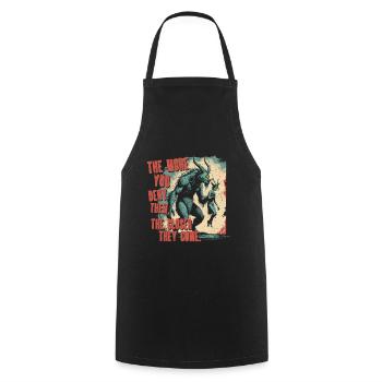 Créatures mythologiques Miniwashitu - Tablier de cuisine - noir - Devant - AI Model Male 185 dark (185cm)