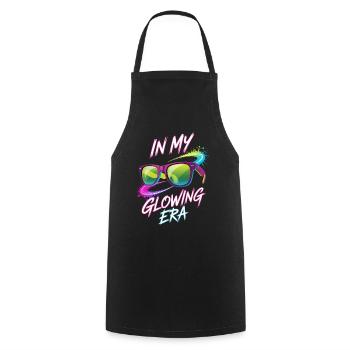 In My Glowing Era Retro Sunglasses - Cooking Apron - black - Front - AI Model Male 185 dark (185cm)