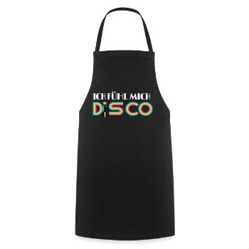 ICH FÜHL MICH DISCO - Kochschürze - Schwarz - Vorne - AI Model Male 185 dark (185cm)