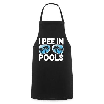 Schwimmen Wassersport Schwimmer Geschenke - Kochschürze - Schwarz - Vorne - AI Model Male 185 dark (185cm)