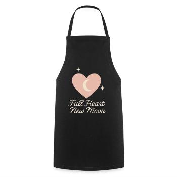 Moon Cycle Moon Goddess Intentionally - Cooking Apron - black - Front - AI Model Male 185 dark (185cm)