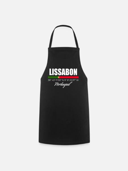 Lissabon - Kochschürze - Schwarz