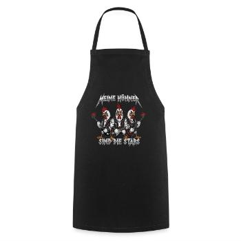 My Chickens Are The Stars Chicken Poultry Farmers - Cooking Apron - black - Front - AI Model Male 185 dark (185cm)