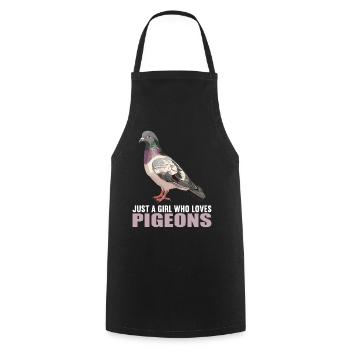 Pigeons Pigeon - Tablier de cuisine - noir - Devant - AI Model Male 185 dark (185cm)