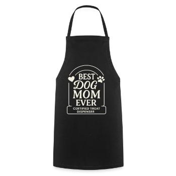 Meilleure maman de chien jamais certifiée - Tablier de cuisine - noir - Devant - AI Model Male 185 dark (185cm)