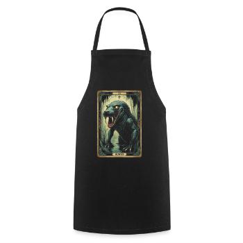 Créatures mythologiques Bunyip - Tablier de cuisine - noir - Devant - AI Model Male 185 dark (185cm)
