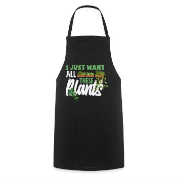 Garden & Plant Lovers Gifts - Cooking Apron - black - Front - AI Model Male 185 dark (185cm)
