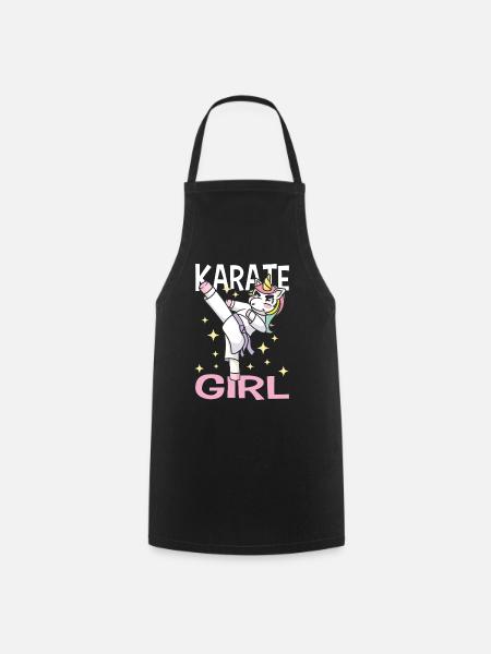 Karate Training Geschenke Karatetraining - Kochschürze - Schwarz