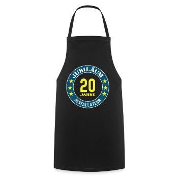 Installer Anniversary 20 Years 20th Anniversary - Cooking Apron - black - Front - AI Model Male 185 dark (185cm)
