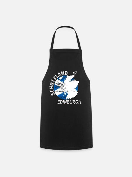 Edinburgh - Kochschürze - Schwarz