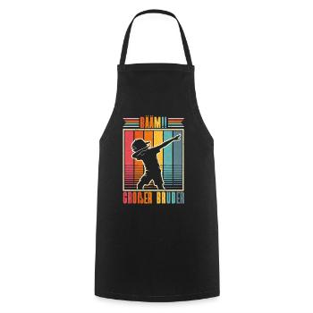 Bääm Big Brother Dab Funny Kids Siblings - Cooking Apron - black - Front - AI Model Male 185 dark (185cm)
