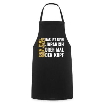 Go Get Beer Funny Beer Drinking Friends - Cooking Apron - black - Front - AI Model Male 185 dark (185cm)