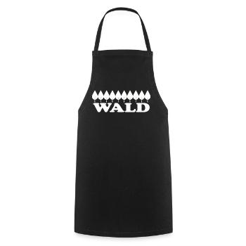 Forest - Cooking Apron - black - Front - AI Model Male 185 dark (185cm)