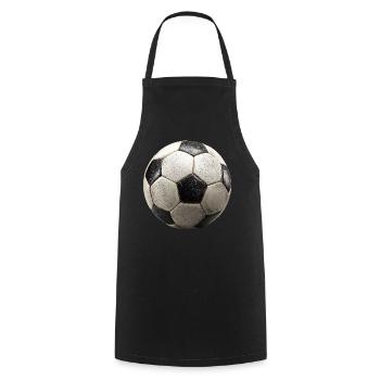 Retro Vintage Football :) - Cooking Apron - black - Front - AI Model Male 185 dark (185cm)