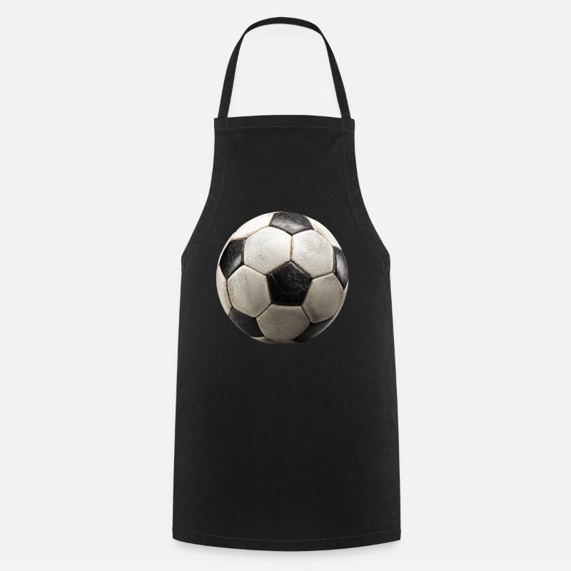 Retro Vintage Football :) - Cooking Apron - black