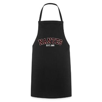 Nantes Est. 1985 - Cooking Apron - black - Front - AI Model Male 185 dark (185cm)