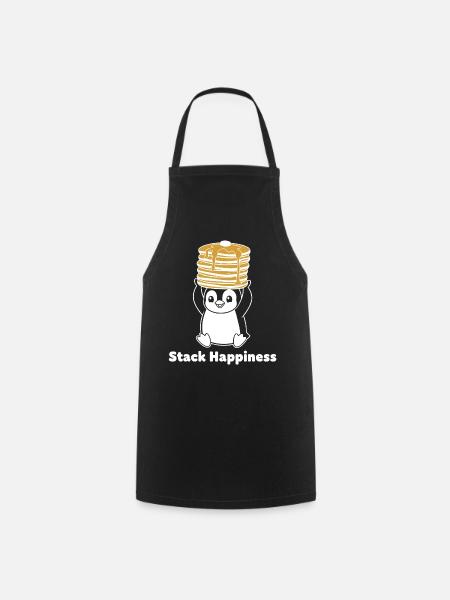 Stack Happiness Pinguin - Kochschürze - Schwarz