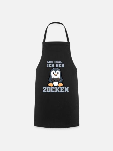 ich geh zocken - Kochschürze - Schwarz